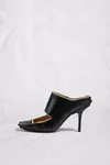 Black - Level Cut-Out Mules