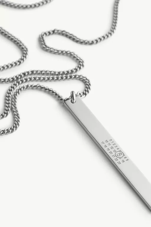 Numeric bar necklace - Necklaces