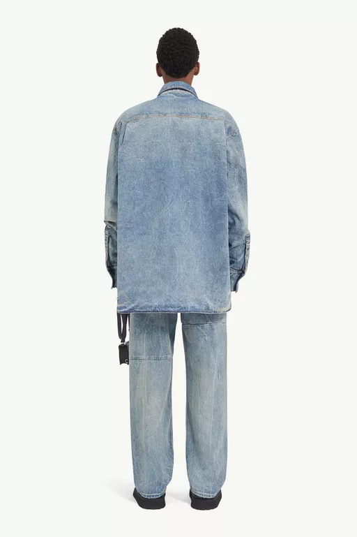 Padded denim jacket - Jackets