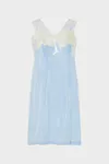 Light Blue - Taped Slip Dress
