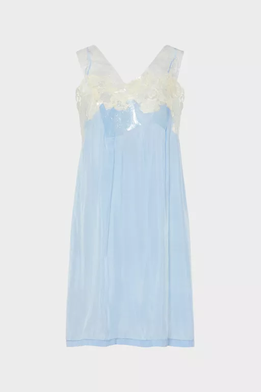 Taped Slip Dress - Mini Dress