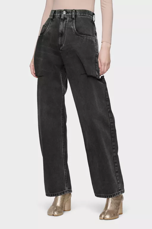 Vaqueros cortados - Denim
