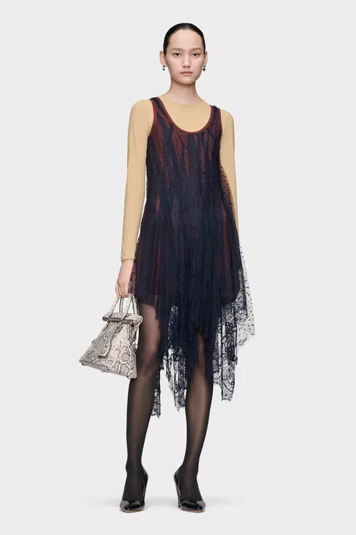 Lace Midi Dress - Midi Dress