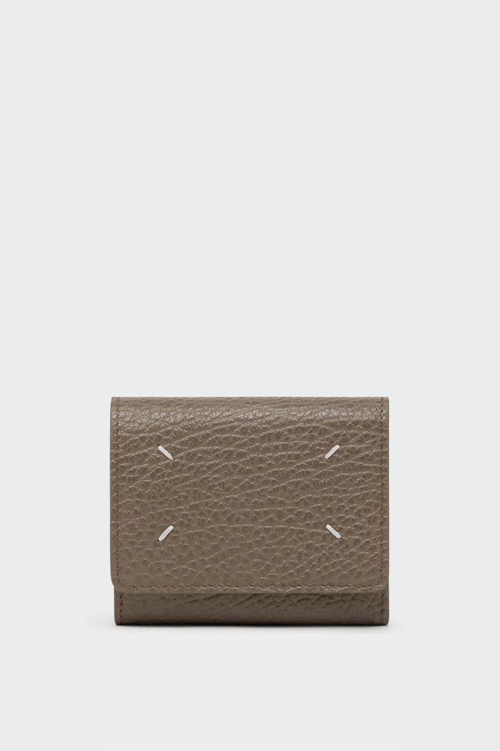 390 美品 MaisonMargiela マルジェラ 3つ折り財布 4ステッチ バイカラー 三つ折り ウォレット ブラウン | Maison