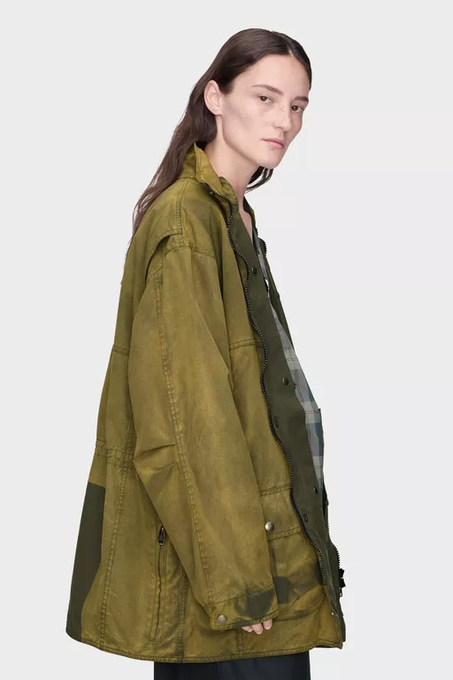 Cotton Overshirt Jacket - Jackets