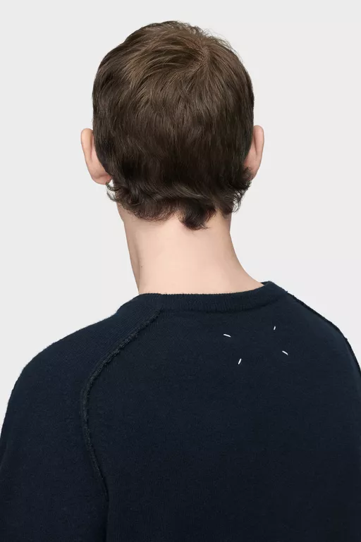 Virgin Wool Crewneck Sweater - Knitwear