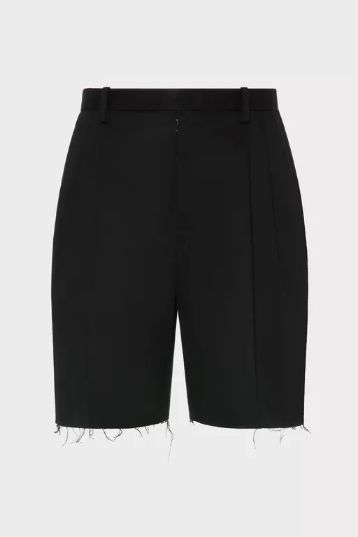 Tailored Cotton Shorts - Shorts