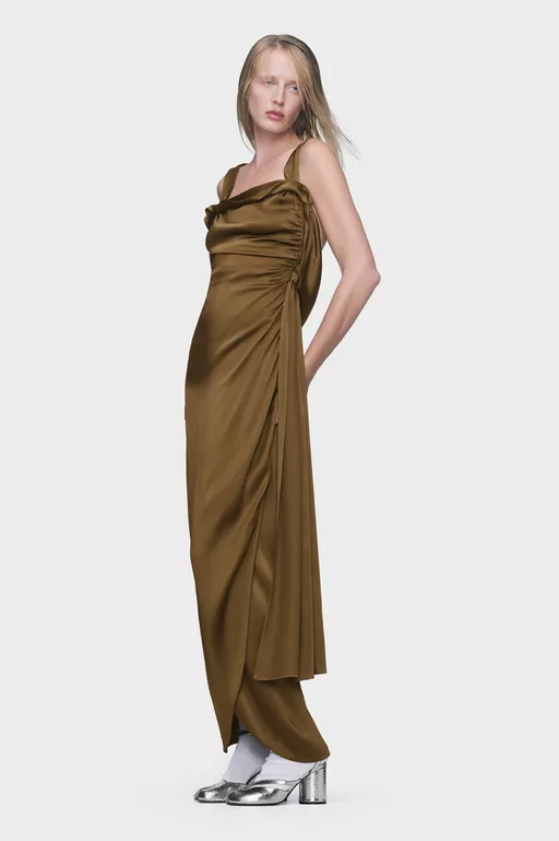 Silk satin maxi dress - Maxi Dress