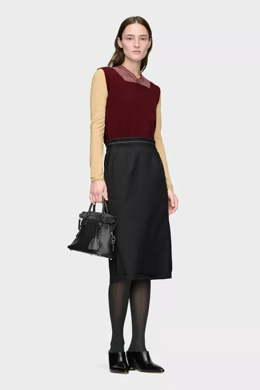 Reversed Midi Skirt - Midi Skirts
