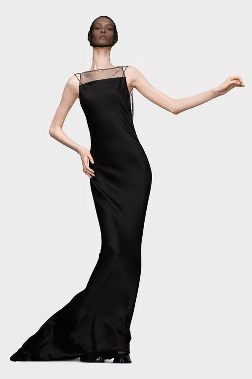 Hammered Satin Gown - Dresses