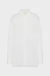 White - Cotton poplin shirt