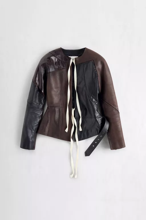 Assemblage Calf Leather Jacket