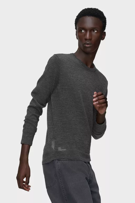 Wool-blend patch sweater - Knitwear