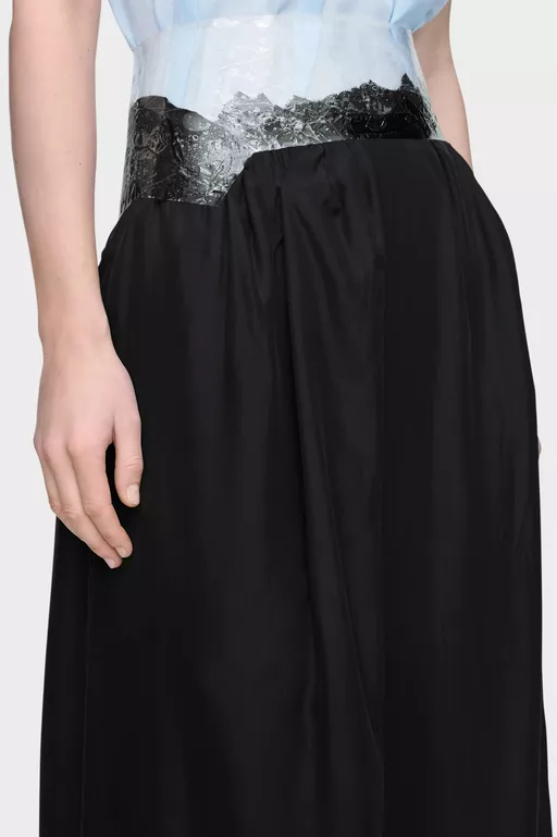Taped Midi Skirt - Midi Skirts