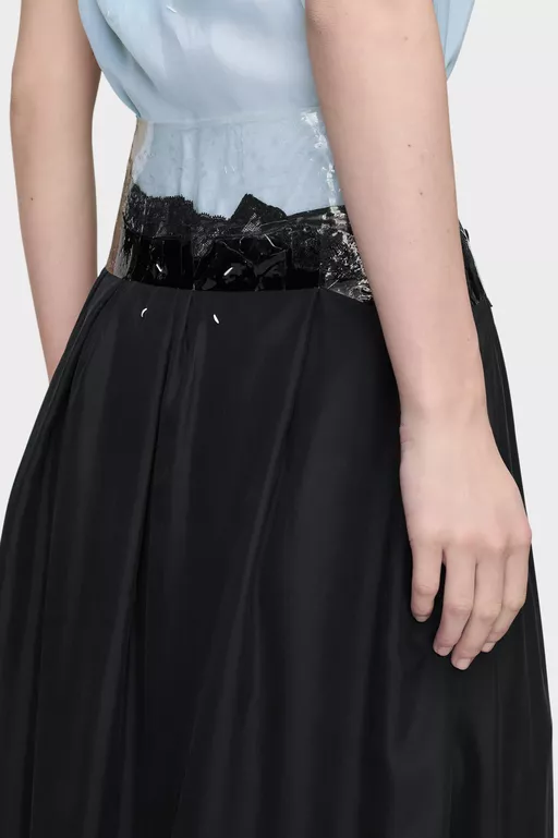 Taped Midi Skirt - Midi Skirts