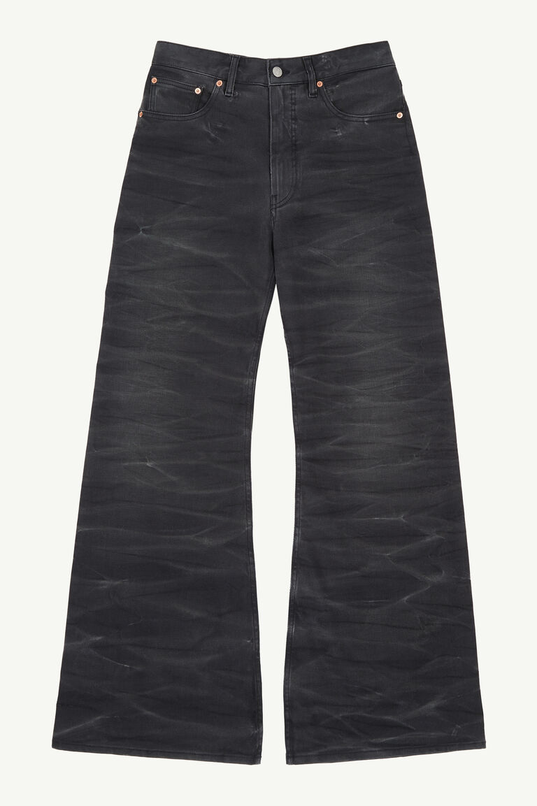 Women's Oversized Crease Jeans MM6 Maison Margiela