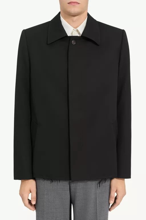 Jacke aus Wollgabardine - Jacken