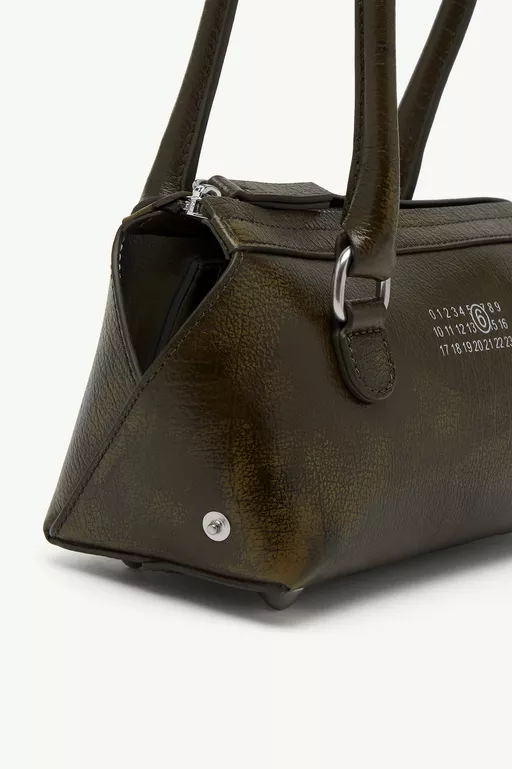 Bauletto Shoulder Bag Mini 크래클드 레더 - 숄더백