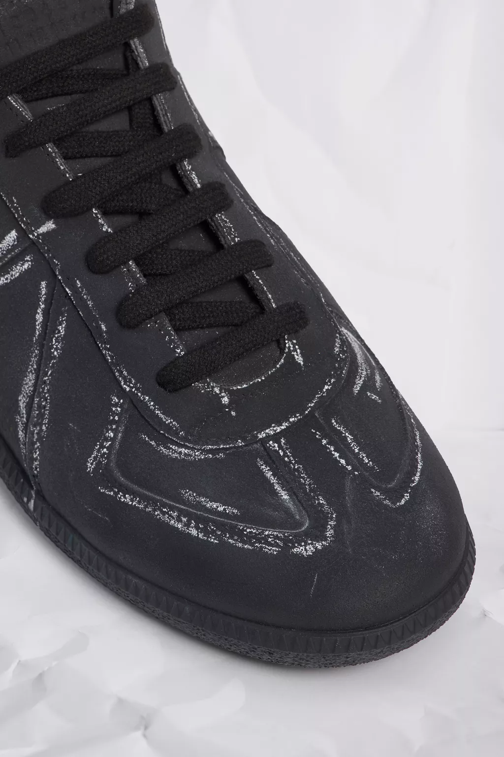 Black and White Replica Sneakers Blackboard | Maison Margiela Official