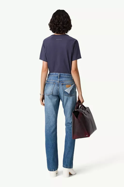 Double back pocket denim jeans - Denim