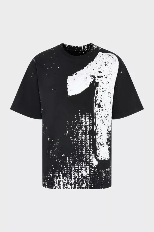 T-Shirt aus Baumwolle mit &bdquo;10&ldquo;-Print