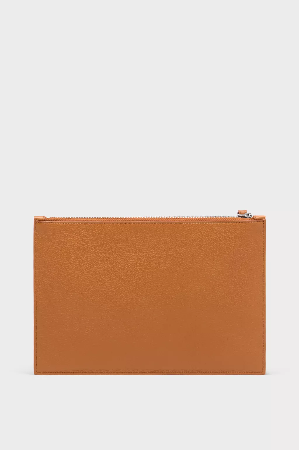 ぽち 4ステッチ レザー ポーチ ブラウン | Maison Margiela公式