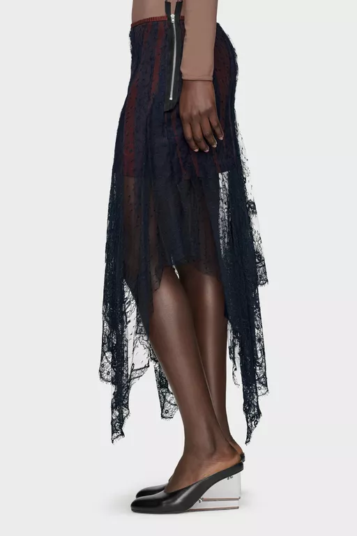 Lace Midi Skirt - Midi Skirts
