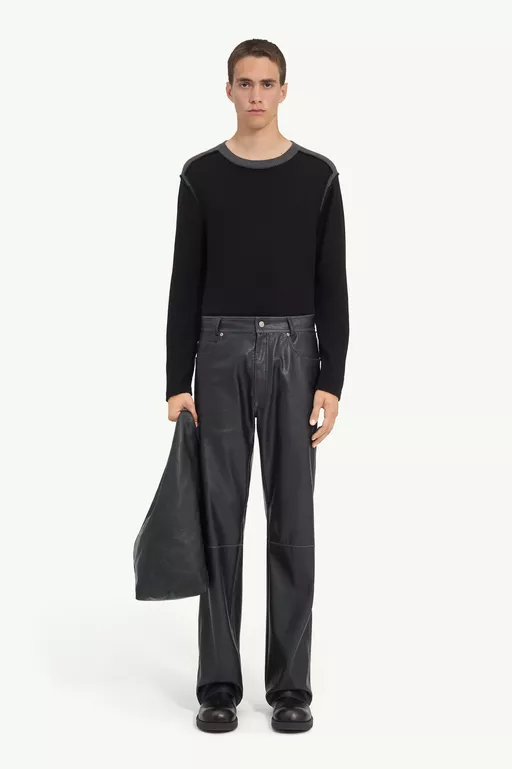 Pantaloni effetto pelle - Jeans
