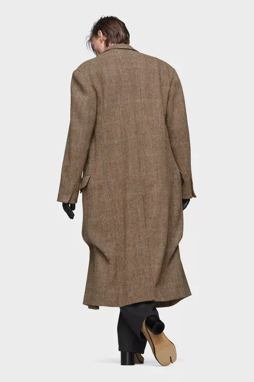 Double-breasted wool coat - Coats