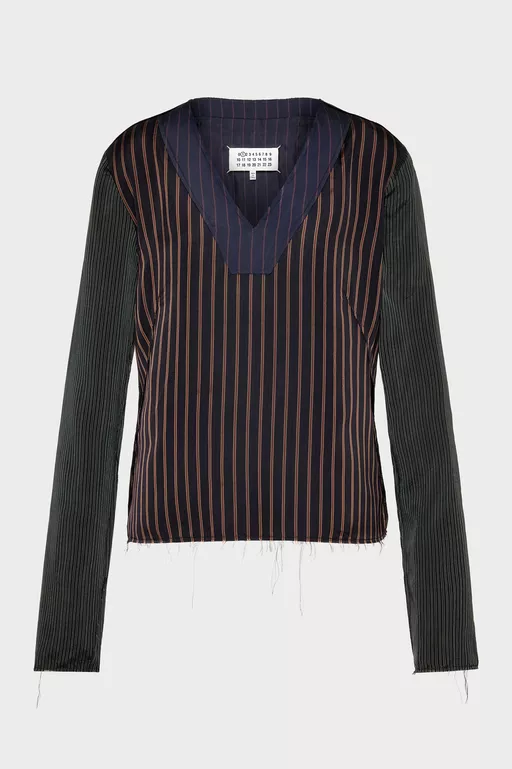 Printed Long-Sleeve Top - Short-sleeved Top