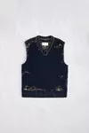 Navy Blau - Strickpullunder mit S&auml;urebehandlung