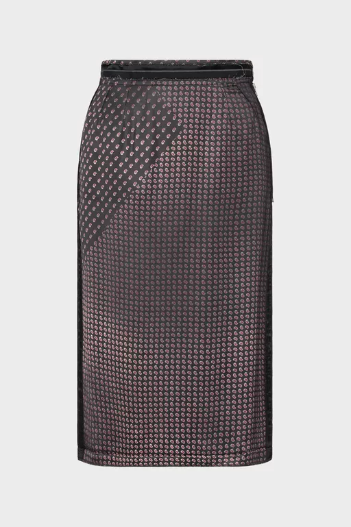 Paisley Print Midi Skirt - Midi Skirts