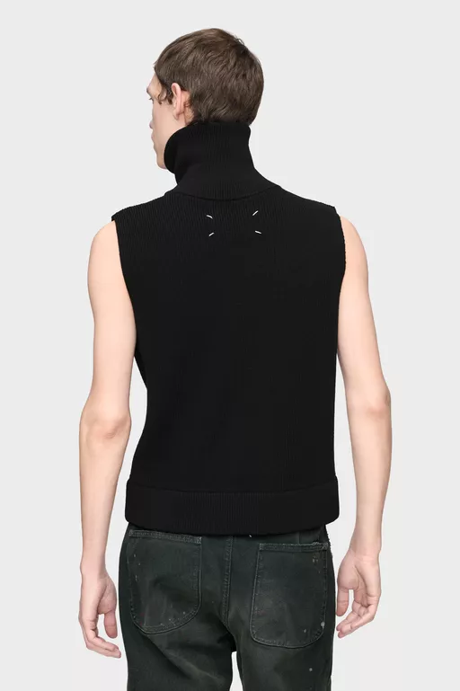 Zip Knit Gilet - Cardigan