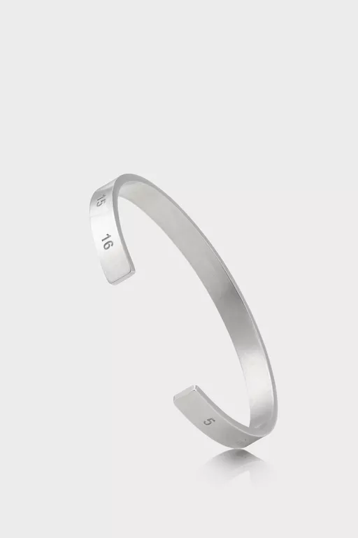 ナンバリング カフブレスレット 6.5mm - ブレスレット