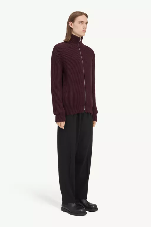Ribbed Cotton Jacket - Jackets