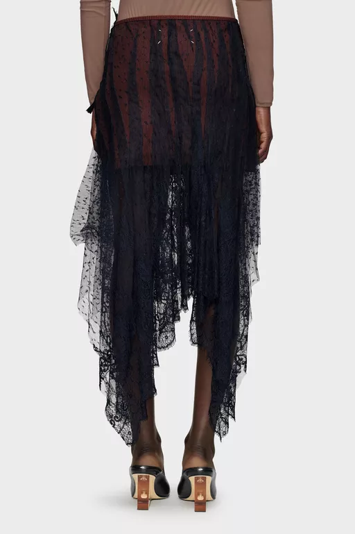 Lace Midi Skirt - Midi Skirts