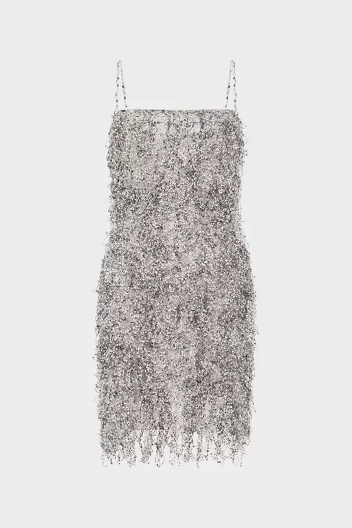 ディップドドット スリップドレス - ショートドレス