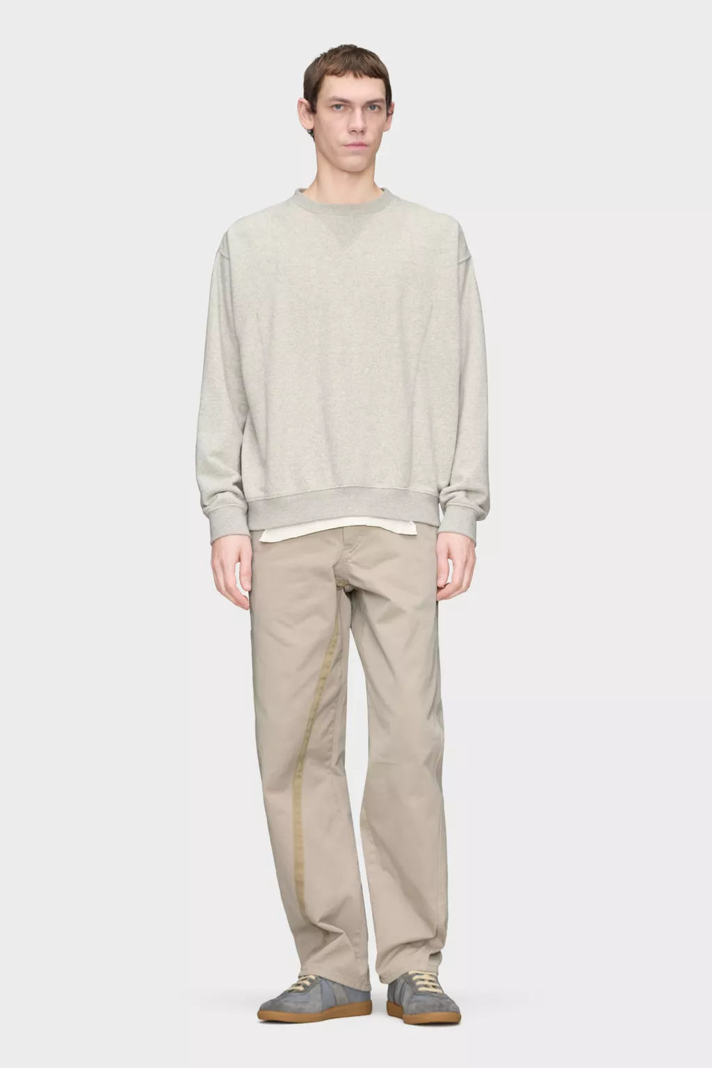 Grey Cotton Trousers | Maison Margiela Official
