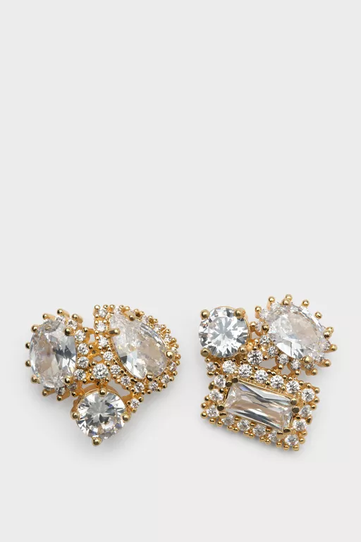 Cluster Stud Earrings - Earrings