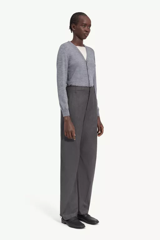 Wide-leg tailored trousers - Pants