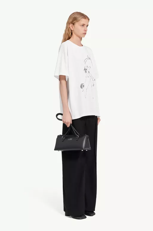 ホースプリント コットンTシャツ - Tシャツ