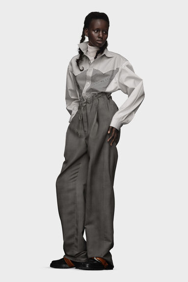 Hose aus Mohair-Wolle - Hosen - Image 3