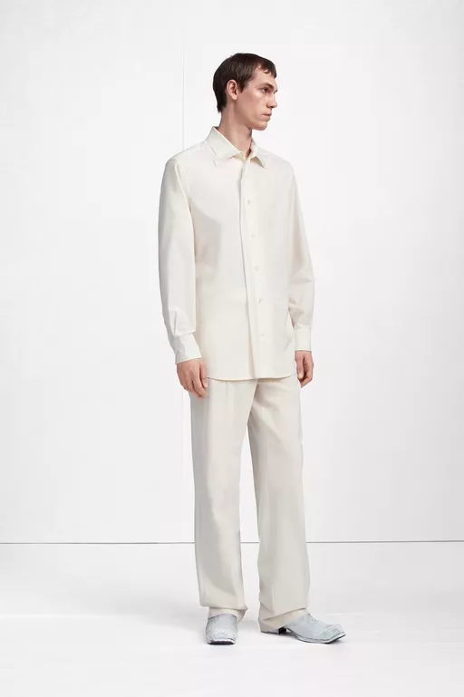 Fusion Velvet Placket Cotton Shirt - Shirts
