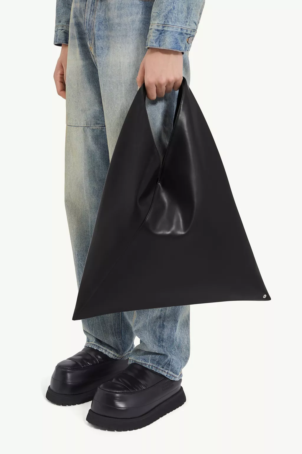 Black Japanese Bag Classic Medium | MM6 Official