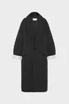 Black - Quilted coat