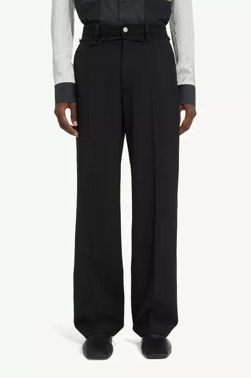 Wollhose mit ausgetauschtem Bund - Hosen