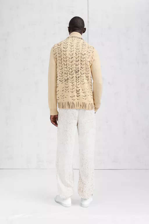 Virgin Wool Cardigan - Overalls