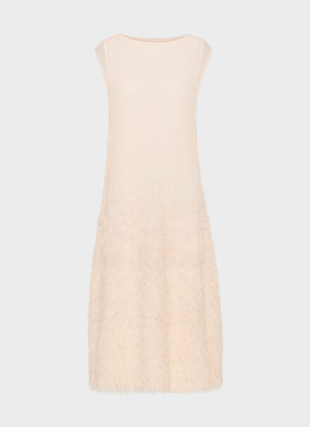 Retrograde silk knit dress