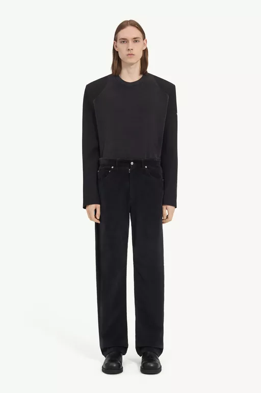 Pantalon surteint en moleskine
