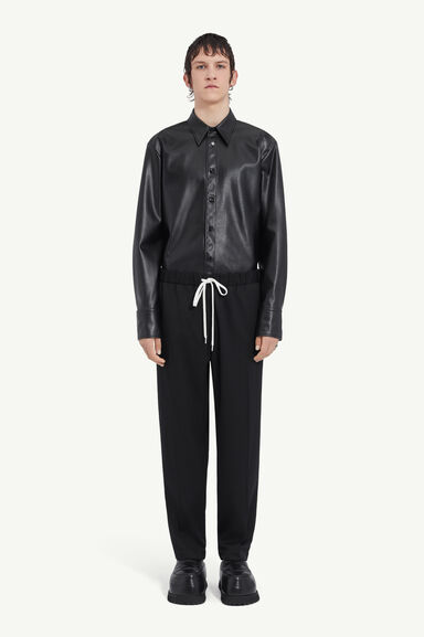 Drawstring tailored trousers - Pants - Image 1